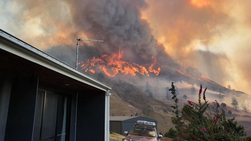 昆士兰森林火灾持续蔓延 烧毁多栋住宅